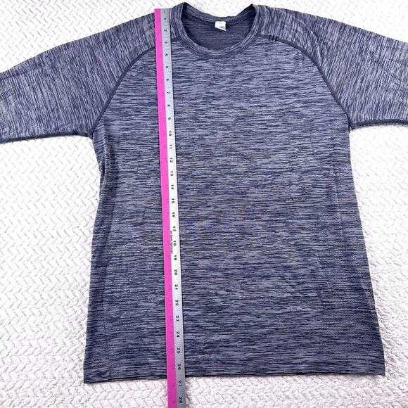 LULULEMON Heather Gray Long Sleeve Pullover In Mind Shirt Mens Medium - Picture 8 of 16